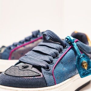 Kurt Geiger Navy Blue Patterned Sneakers